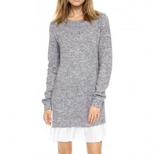 Clu Too Sweater dress with pleated skirt